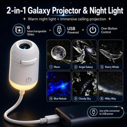 Galaxy Light – USB Galaxy Projector & Adjustable Ambient Light